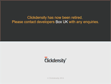 Tablet Screenshot of clickdensity.com